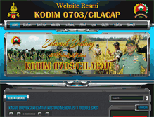 Tablet Screenshot of kodim0703cilacap.com